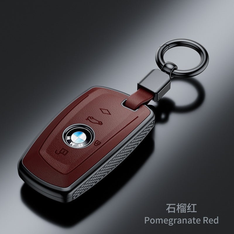 Suitable For New Bmw Key Cover X1/X2/X3/320Li/5 Series/3 Series/7 Series/525Li Nappa Pattern Fashion Case - Image 5